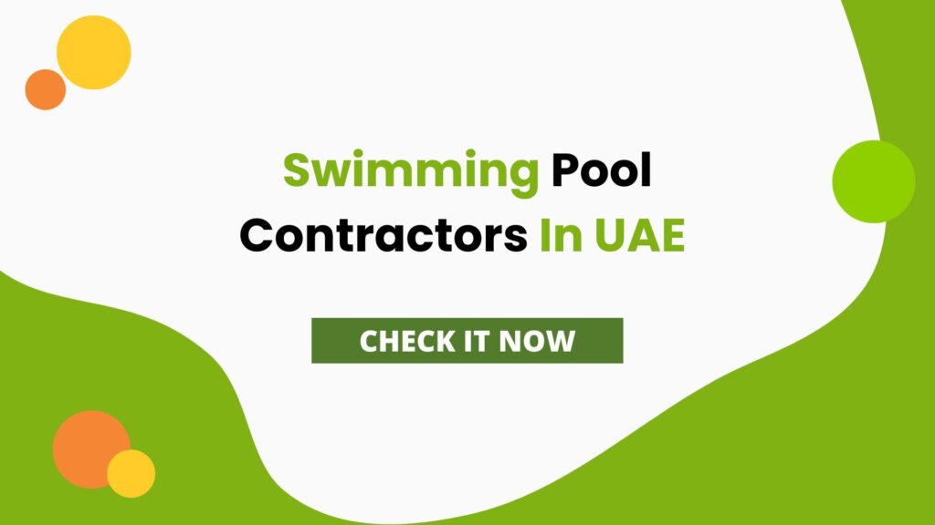 Swimming Pool Contractors In UAE